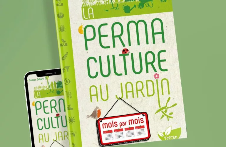 livre permaculture au jardin mois par mois de Damien Dekarz